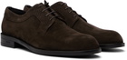 BOSS Brown Suede Derbys