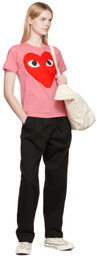 COMME des GARÇONS PLAY Pink Big Heart T-Shirt