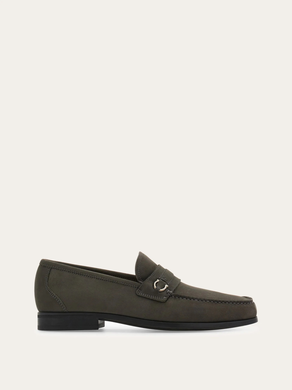 Ferragamo Mens Gancini loafer in Grey