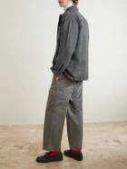 WTAPS - Crumb Houndstooth Flannel Shirt - Gray
