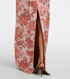 Markarian Robin floral brocade gown