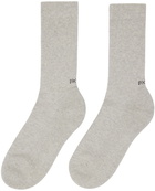 SOCKSSS Two-Pack Gray & Green Socks