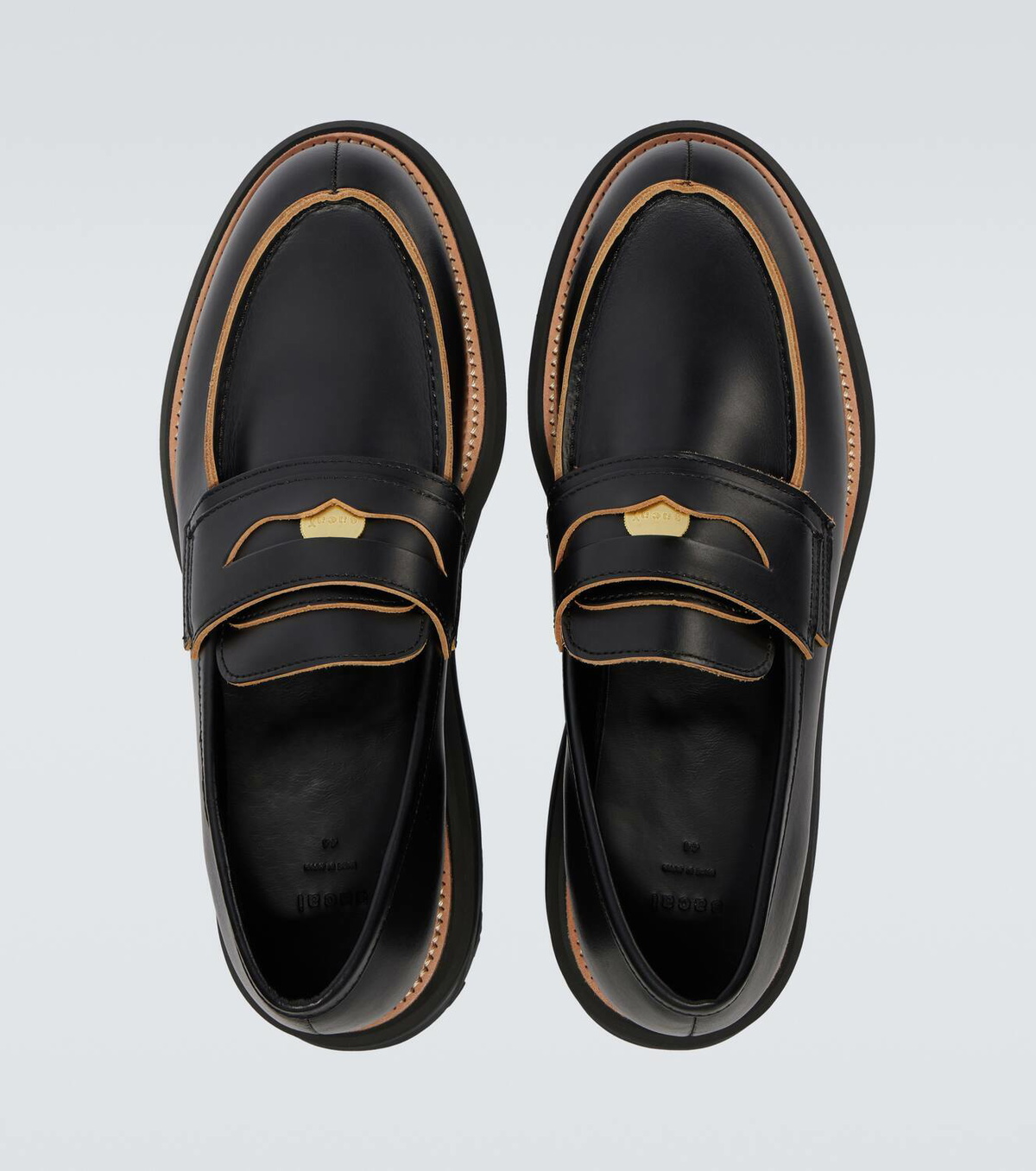 Sacai Leather platform loafers Sacai