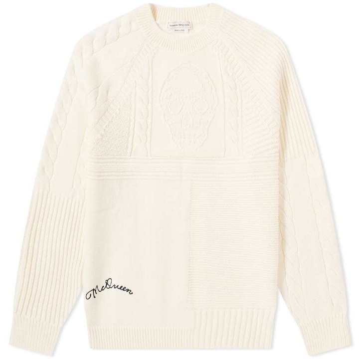 Photo: Alexander McQueen Skull Crew Cable Knit