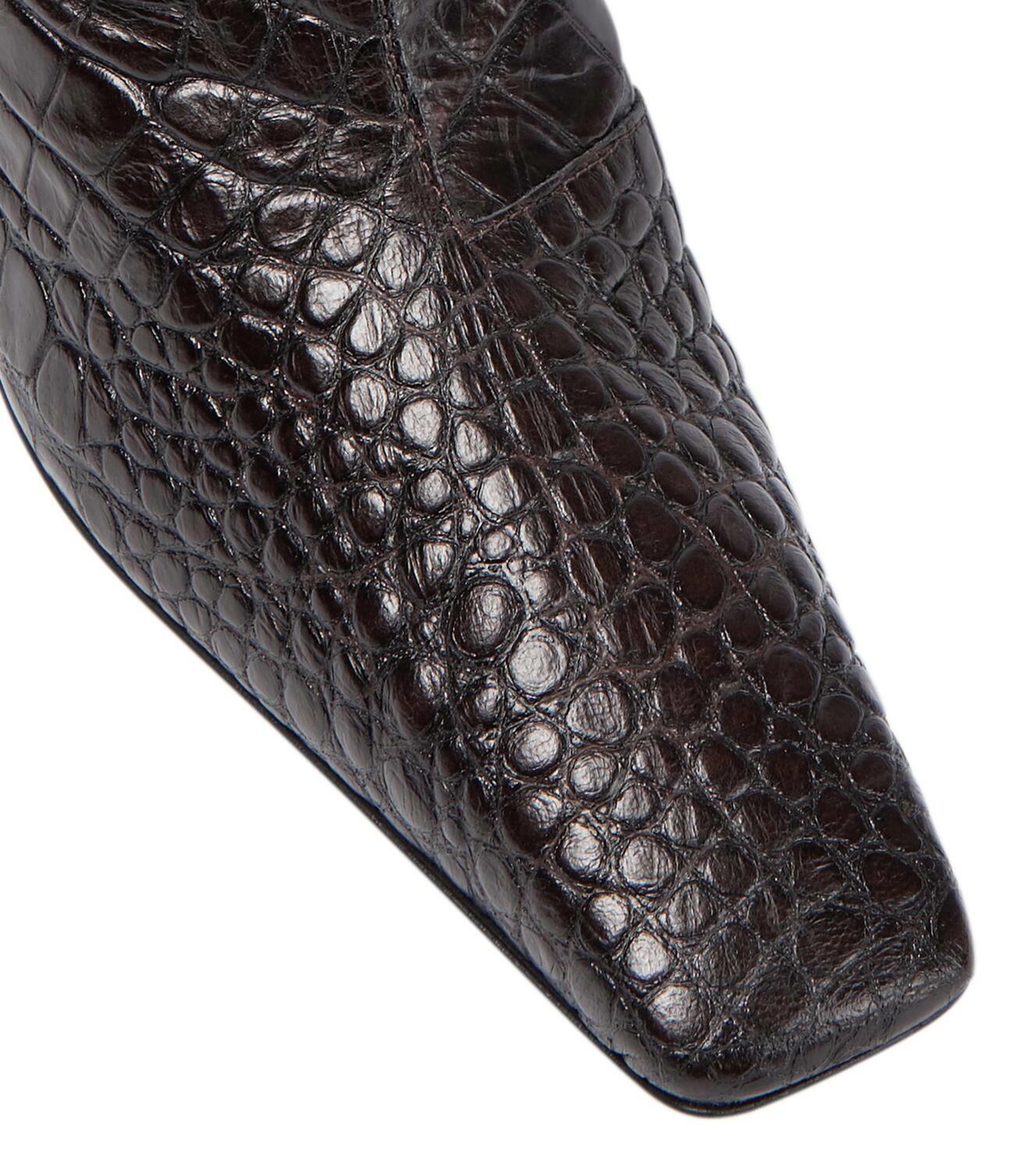 Acne Studios Croc-effect leather boots