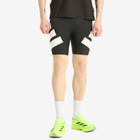 Adidas Running Men's Adidas Adizero Road To Records Short Leggings in Black