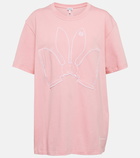 Loewe - Embroidered cotton jersey T-shirt