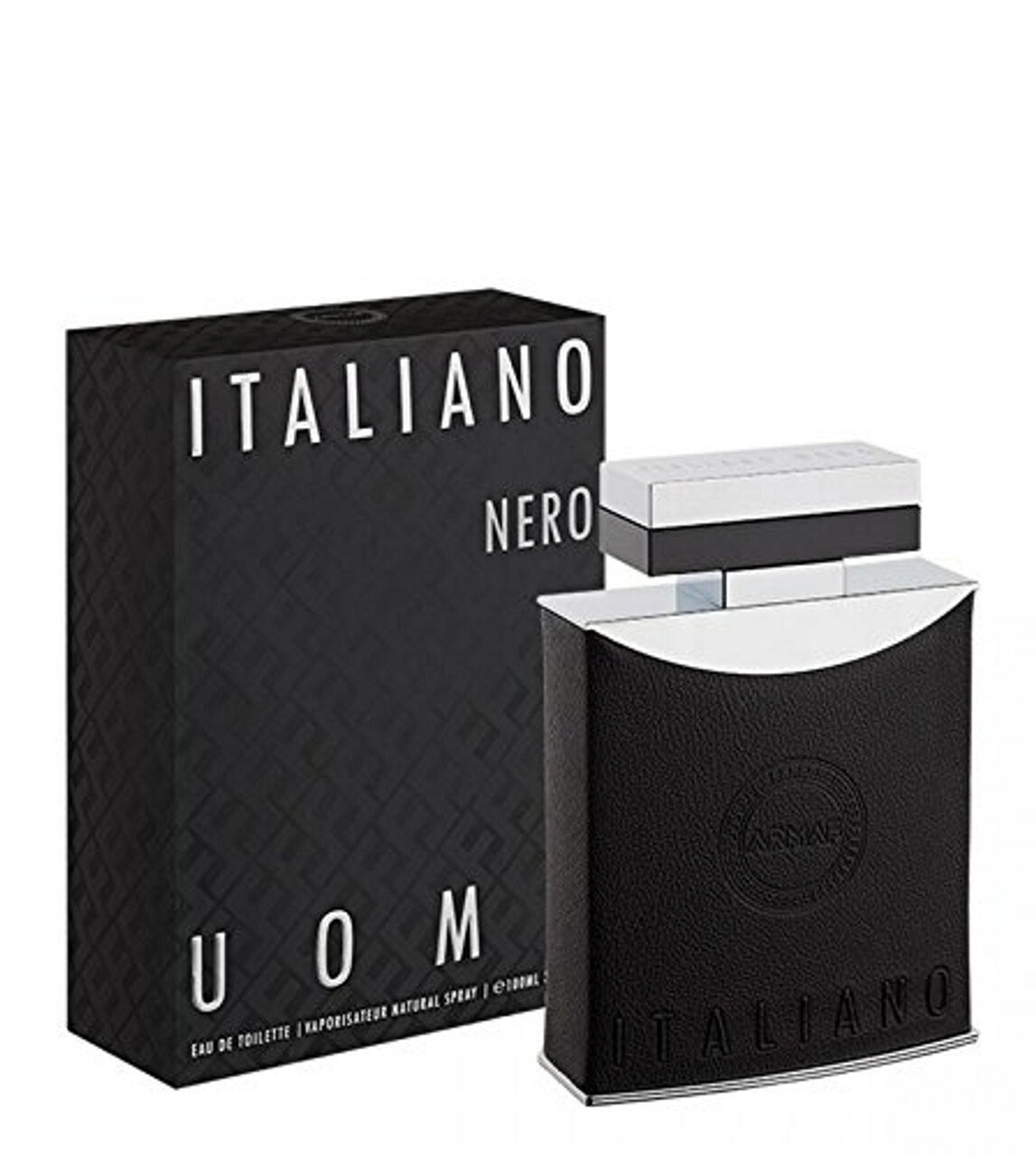 Armaf Mens Italiano Nero Uomo EDT Spray 3.4 oz Fragrances 6085010041001