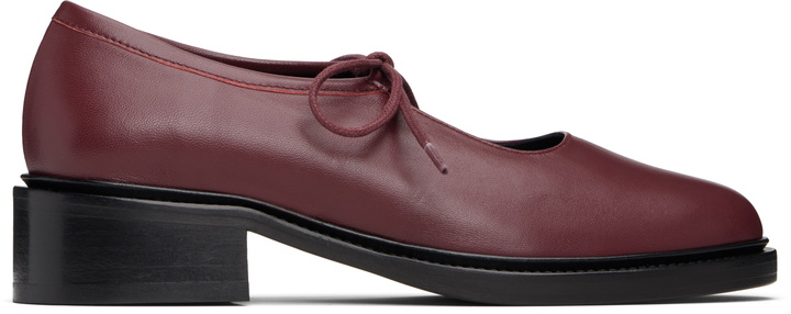 Photo: Nicole Saldaña SSENSE Exclusive Red Fabiana Loafers