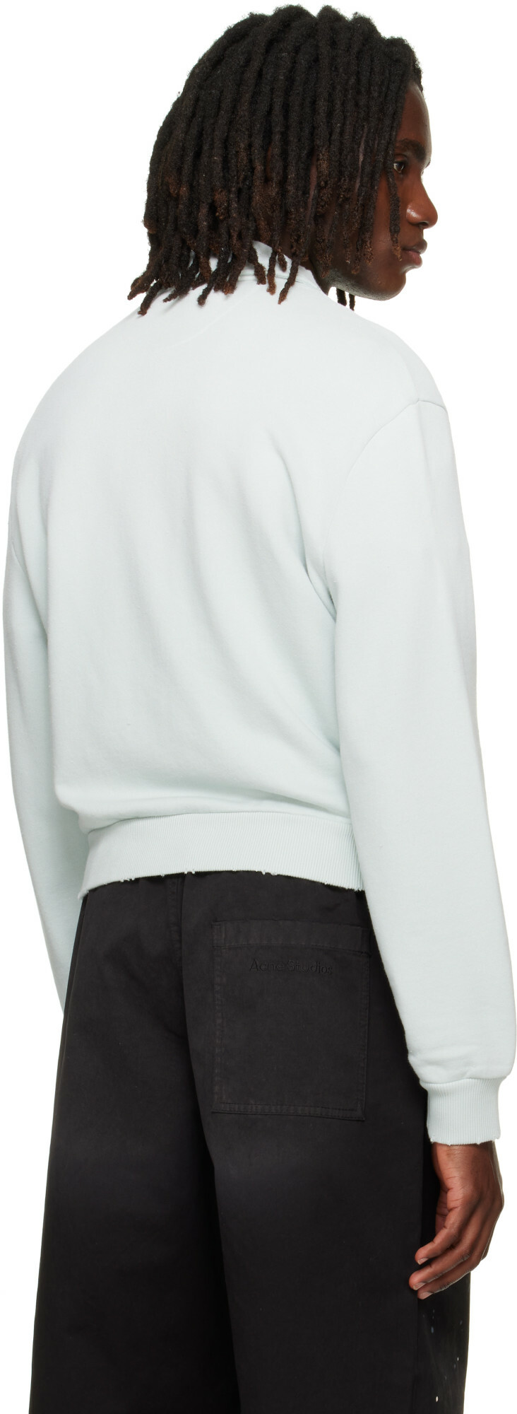 Acne Studios Green Zip Sweatshirt