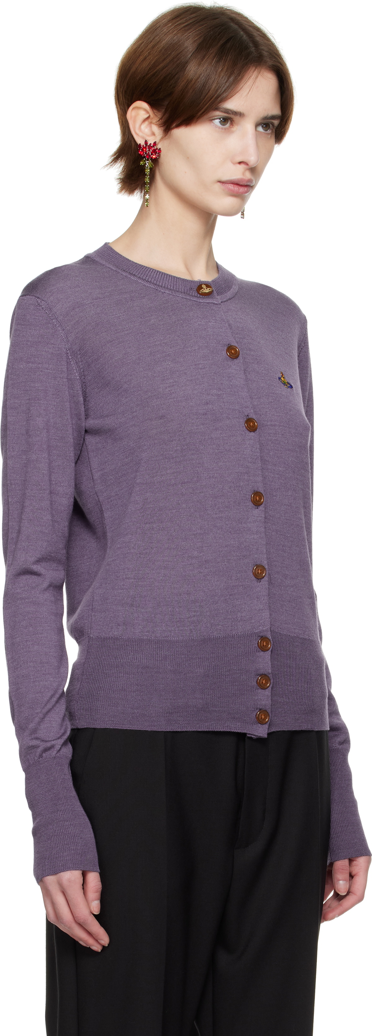 Vivienne Westwood Purple Bea Cardigan Vivienne Westwood
