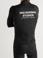 PAS NORMAL STUDIOS - Stow Away Logo-Print Mesh-Panelled Cycling Gilet - Black
