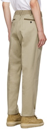 sacai Beige Drawstring Trousers