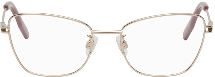 Photo: MCQ Gold Cat-Eye Glasses