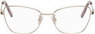 MCQ Gold Cat-Eye Glasses