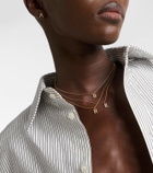 Sophie Bille Brahe 18kt gold necklace with diamonds