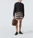 Prada Striped swim shorts