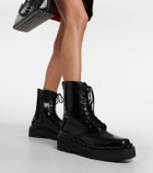 Valentino Garavani Rockstud M-Way leather combat boots
