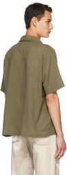 Our Legacy Khaki Box Short Sleeve Shirt