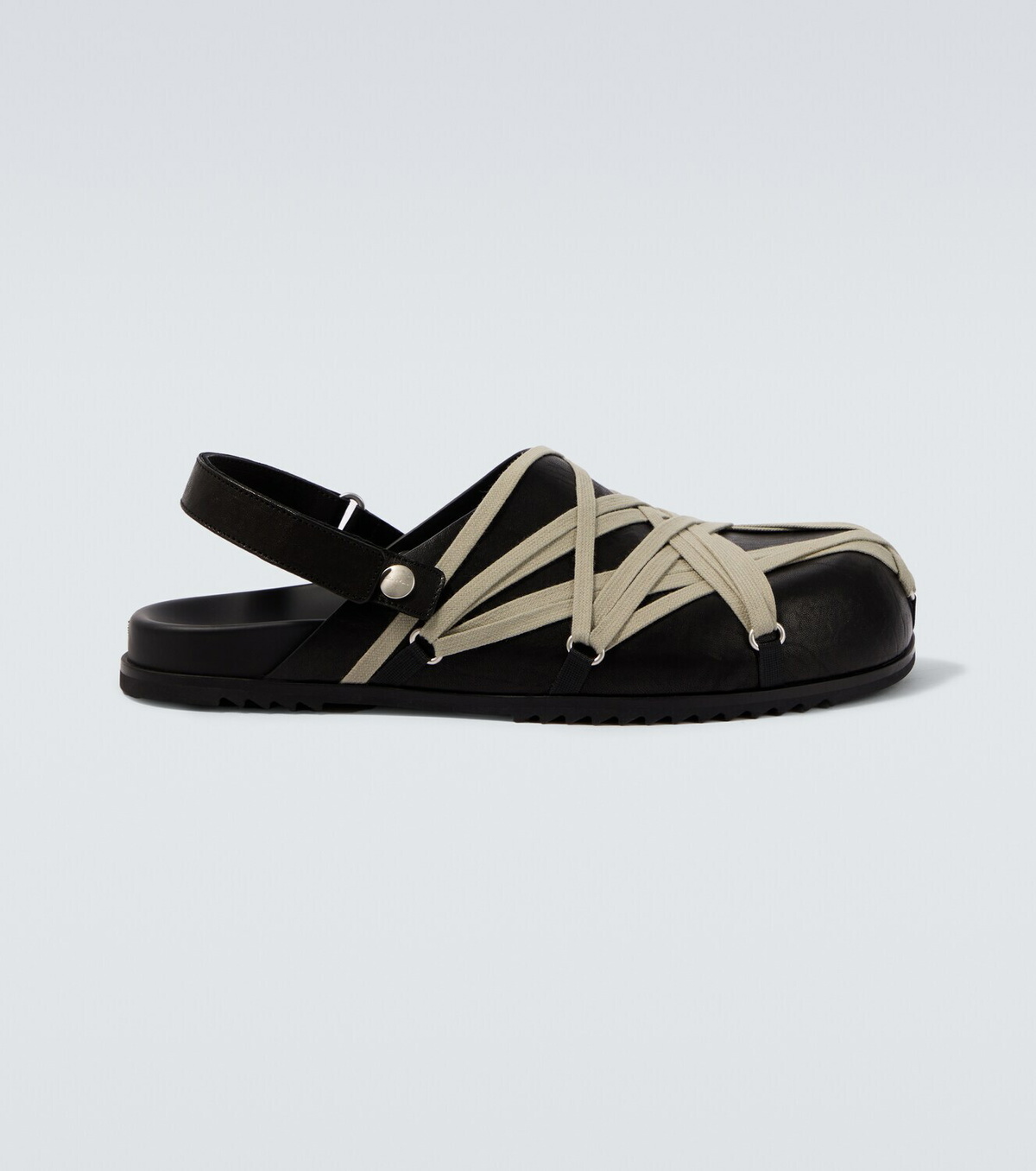 Rick Owens Megalace leather mules