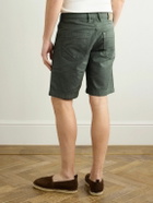 Incotex - Blue Division Straight-Leg Denim Shorts - Green