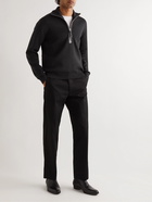 TOM FORD - Merino Wool Half-Zip Sweater - Black