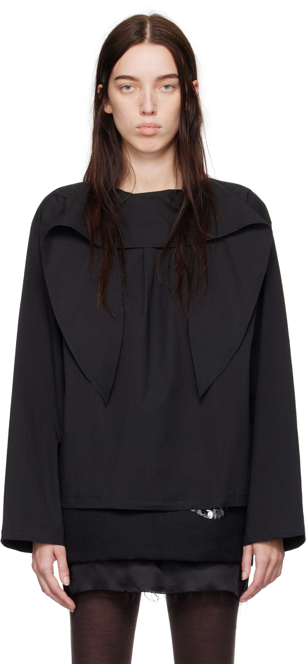 SC103 Black Compass Blouse