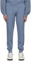 Kenzo Blue Wool Lounge Pants