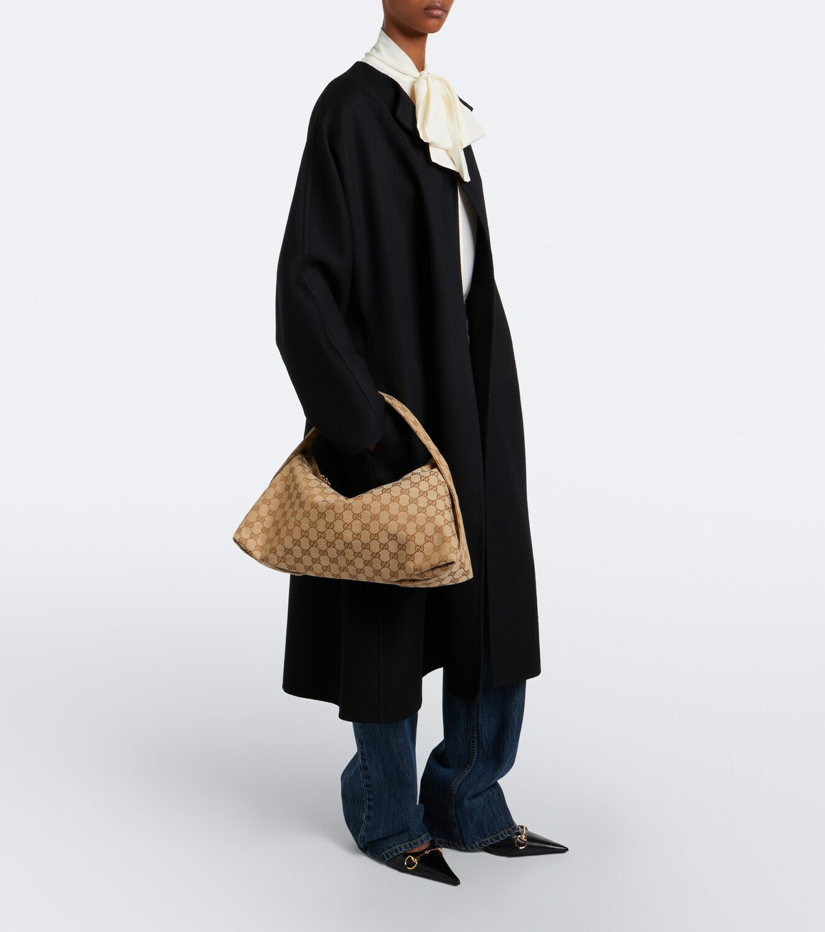 Gucci Gucci Infinity Large GG canvas shoulder bag