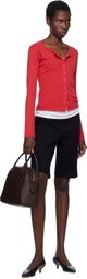 Gil Rodriguez Red Sophie Cardigan