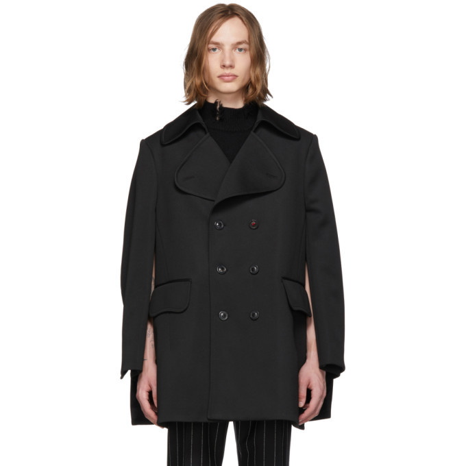 Photo: Maison Margiela Black Milano Jersey Peacoat