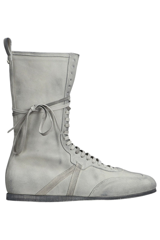 Photo: Ann Demeulemeester Fides Sneakers In Grey Leather
