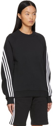 adidas Originals Black Sportswear 3-Stripes Sweatshirt