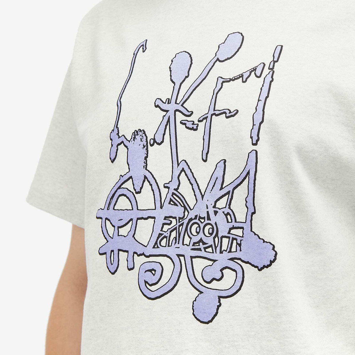 Lo-Fi Men's Emulsion T-Shirt in Ash