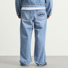 Arte Men's Circle Logo Jeans in Bleach Wash