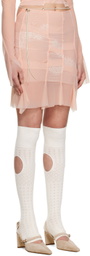 nastyamasha SSENSE Exclusive Pink Miniskirt