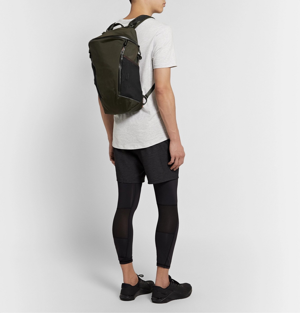 Lululemon - More Miles Active Canvas Backpack - Green Lululemon