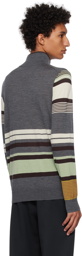 Paul Smith Gray Stripe Sweater