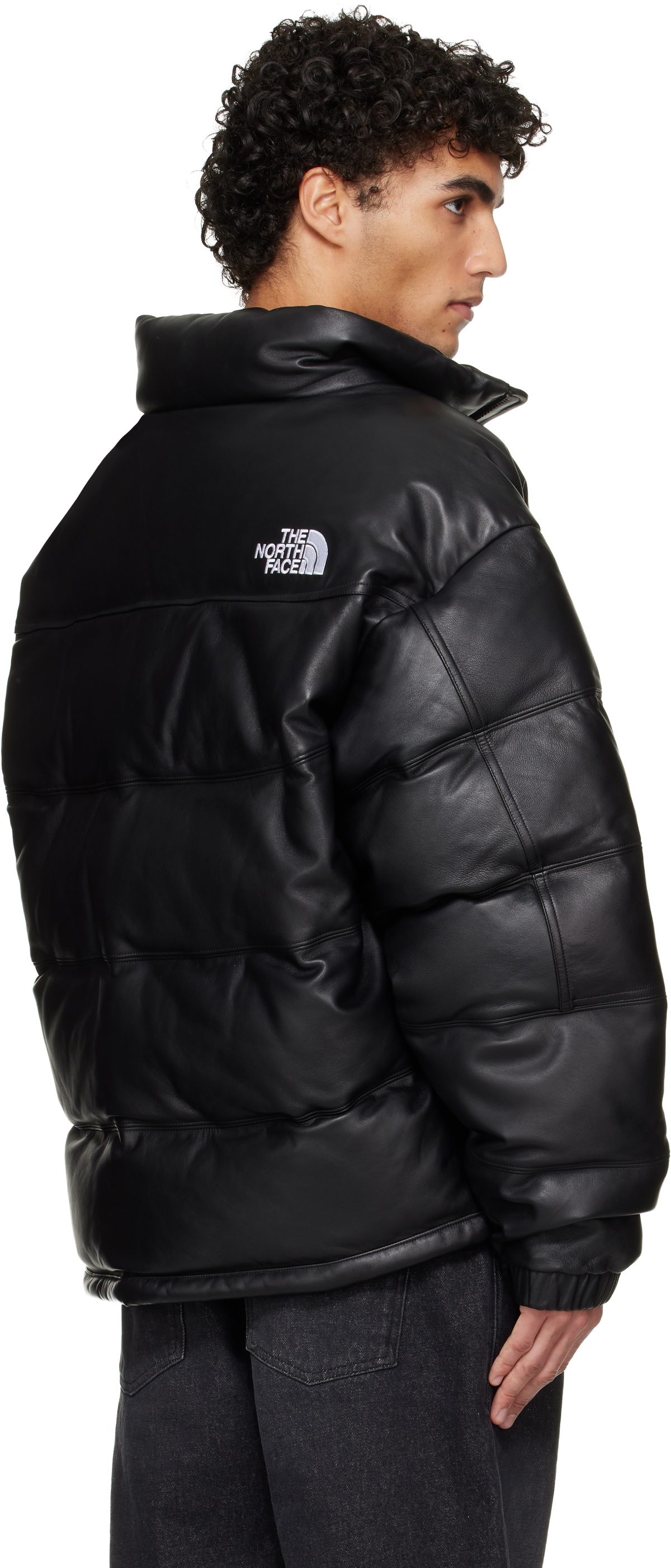 The North Face Black 'Leather Pack' Summit Series Jacket The North