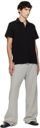 Les Tien Gray Heavyweight Puddle Sweatpants