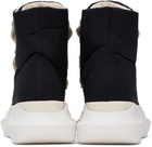 Rick Owens DRKSHDW Black Porterville Jumbo Laced Abstract Sneakers