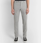 Incotex - Slim-Fit Prince of Wales Checked Woven Trousers - Gray