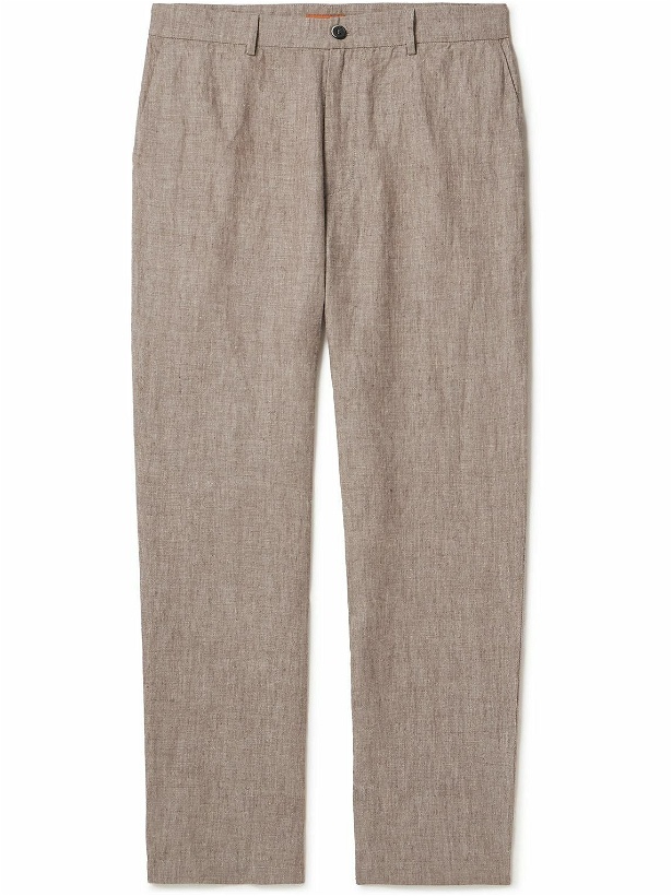Photo: Barena - Canasta Tapered Linen Trousers - Neutrals