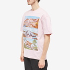 The Trilogy Tapes Men's Thranimal T-Shirt in Pink