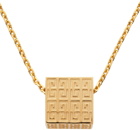 Givenchy Gold G Square Necklace