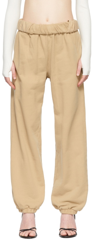 Photo: Dion Lee Beige Cotton Lounge Pants