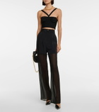 Galvan Ruched Venus knit bralette