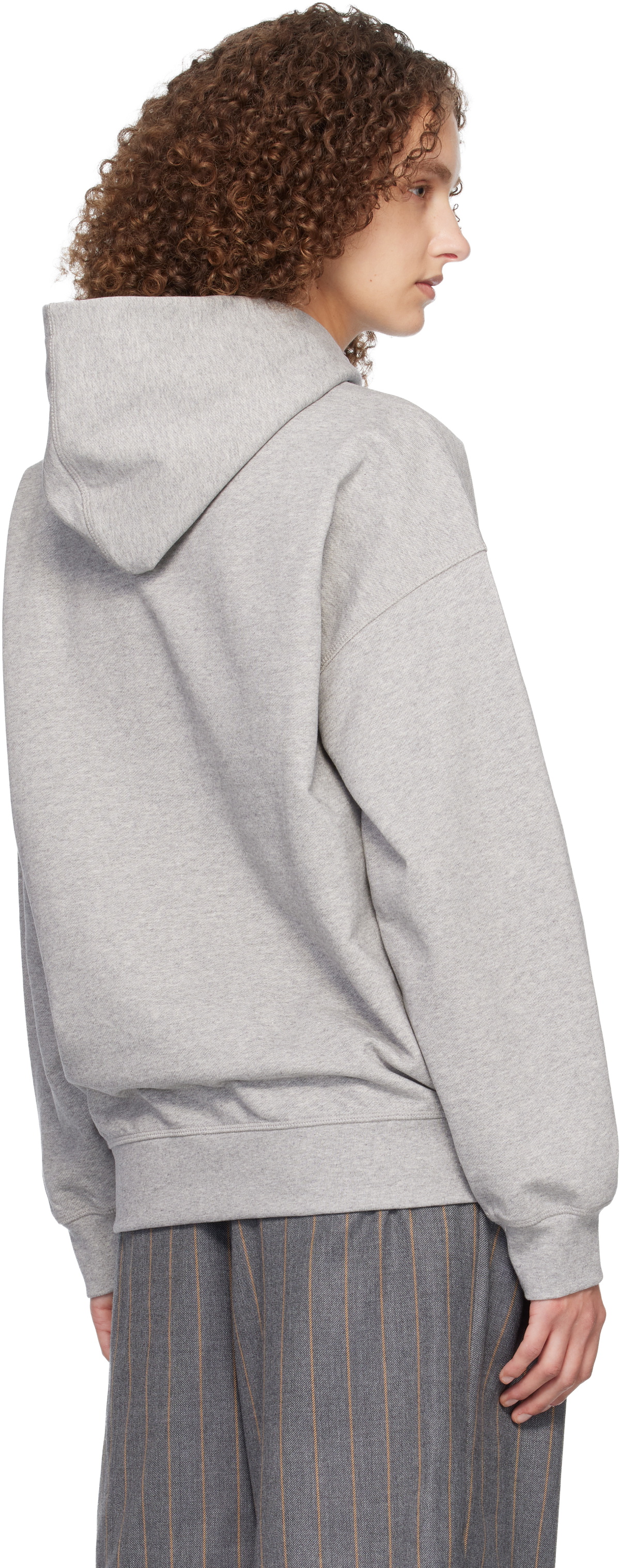 GANNI Gray Tiger Hoodie