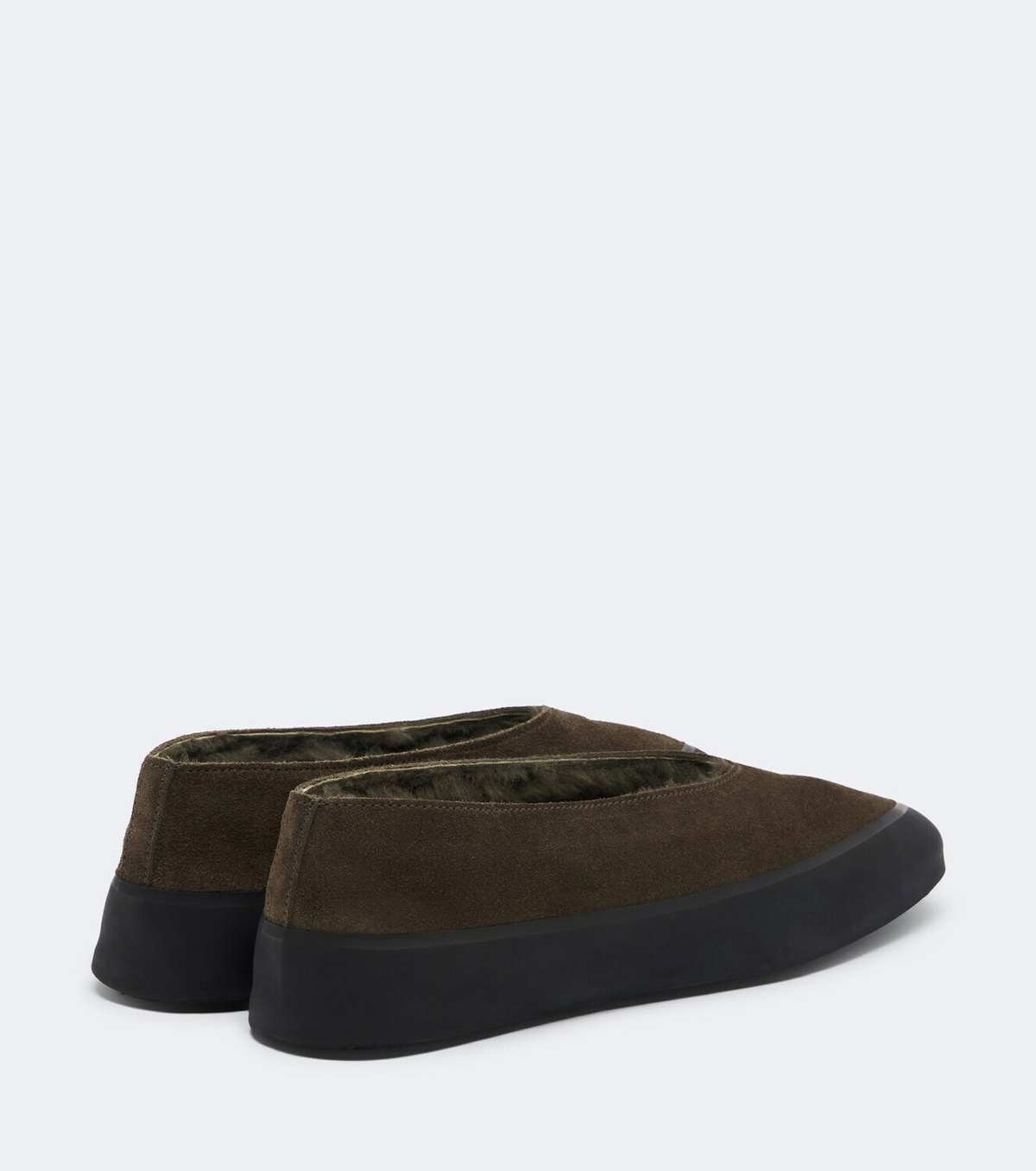 Le Monde Béryl Apres Ski shearling-lined suede ballet flats