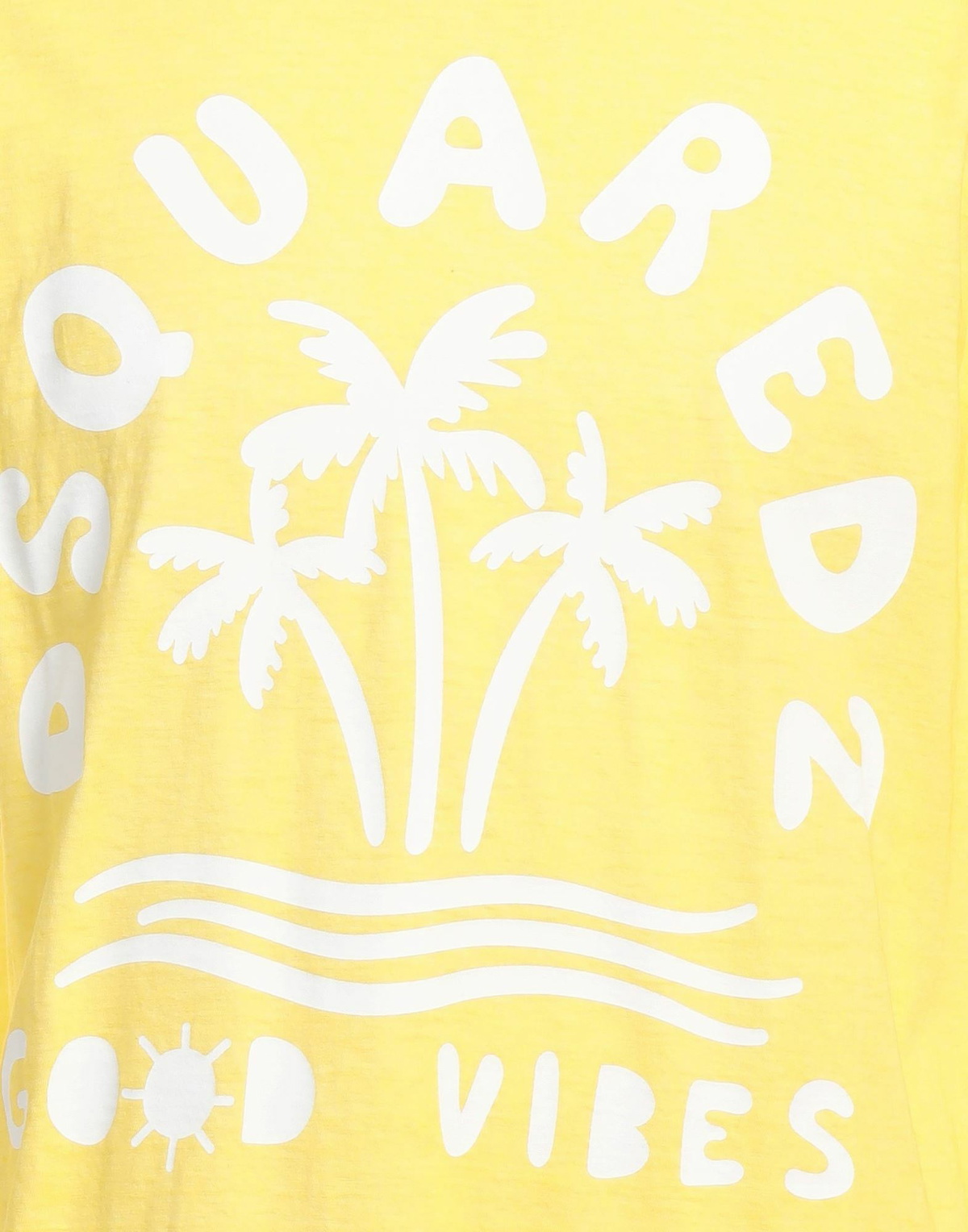 Dsquared2 Mens T-shirt in Yellow